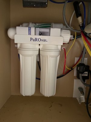 Whole home water filtration system - This is a whole home water filtration unit that will remove chemicals and soften the water for your home Whole home water filtration system - This is a whole home water filtration unit that will remove chemicals and soften the water for your home
