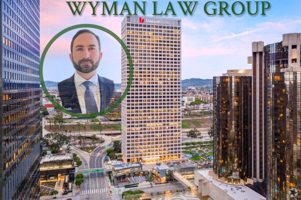 WYMAN LAW GROUP Grand Opening at Union Bank Building in Downtown L.A. - Call or text us at 213-600-2001 to speak with an attorney ASAP for a free consultation over the phone, on Zoom, or to set up an in-person visit to our DTLA offices! WYMAN LAW GROUP Grand Opening at Union Bank Building in Downtown L.A. - Call or text us at 213-600-2001 to speak with an attorney ASAP for a free consultation over the phone, on Zoom, or to set up an in-person visit to our DTLA offices!