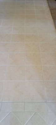 Dirty vs Clean vs Color seal - Floor restoration from start to finish. Displaying the huge difference the color seal makes vs just cleaning your grout. Dirty vs Clean vs Color seal - Floor restoration from start to finish. Displaying the huge difference the color seal makes vs just cleaning your grout.