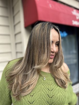 dimensional brunettes - bronde is the new brunette ✨