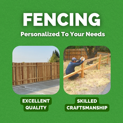 Fencing Solutions - We specialize in fence installations and drainage and know the importance a well built fence is to your home. It creates your personal space and adds privacy to your backyard while also improving the look and feel of your property. If you need a vinyl, wooden, iron, or steel fence installed on your property, Green Landscaping can create something stunning and lasting for years to come. Fencing Solutions - We specialize in fence installations and drainage and know the importance a well built fence is to your home. It creates your personal space and adds privacy to your backyard while also improving the look and feel of your property. If you need a vinyl, wooden, iron, or steel fence installed on your property, Green Landscaping can create something stunning and lasting for years to come.