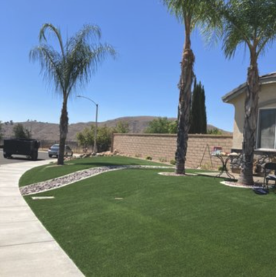 Artificial Turf Installation/ Paver - Project consisted of artificial turf installation with a pavers