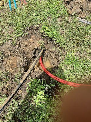 Trench-less water main replacement without trenching yard. Call today for your trench-less water line replacement. - Keep your yard looking nice by using trench-less technology to replace that failed water main. Trench-less water main replacement without trenching yard. Call today for your trench-less water line replacement. - Keep your yard looking nice by using trench-less technology to replace that failed water main.