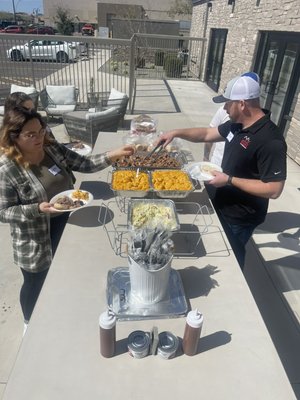 Make your Special Event “Special” by featuring Phoenix’s favorite BBQ - Are you looking to have a employee luncheon,recognition,corporate event or just don’t want to cook? 

Contact us and we will make your next event one that will be talked about for a long time.