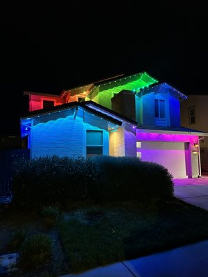 Govee Permanent Outdoor Lights (Regular version) 200 feet installation( Christmas lights) - Govee Permanent Outdoor Lights (Regular version) 200 feet installation( Christmas lights). This is the standard version without the ability to cut the cable but it still looks stunning. Govee Permanent Outdoor Lights (Regular version) 200 feet installation( Christmas lights) - Govee Permanent Outdoor Lights (Regular version) 200 feet installation( Christmas lights). This is the standard version without the ability to cut the cable but it still looks stunning.