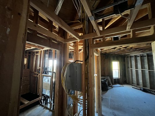 Full remodel re wire. - This a project that is in the finish stage. Will be uploading finish product.