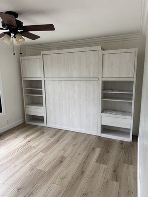 assembly of expensive furniture costing $2500 - assembly of an expensive bed. This is a fold-out bed with built-in wardrobes on the sides, the cost of this set is more than $3000.