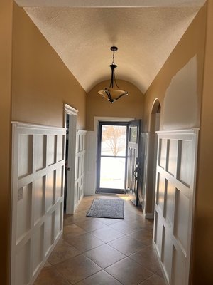 Complete Interior Repaint - This customer was tired of the old dark colors, aged ceilings and trim so they called us to freshen up their space! Complete Interior Repaint - This customer was tired of the old dark colors, aged ceilings and trim so they called us to freshen up their space!