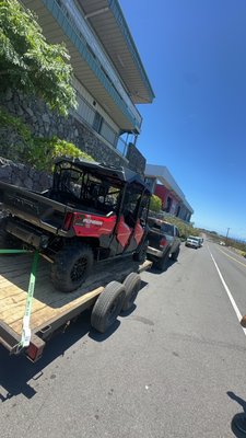 Picking up and dropping off atv for customer - Had a customer call asking if we could pick a bike up from the dealership and drop it off at her house. Fast and easy haul from kiser in kailua Kona to Hōnaunau. If our customers are happy so are we… call us for your junk & waste removal needs we’ll be happy to assist you(: Picking up and dropping off atv for customer - Had a customer call asking if we could pick a bike up from the dealership and drop it off at her house. Fast and easy haul from kiser in kailua Kona to Hōnaunau. If our customers are happy so are we… call us for your junk & waste removal needs we’ll be happy to assist you(: