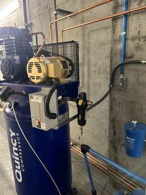 Added Commercial Compressor - As business grow so does the equipment they need. Added 3 phase 480v compressor for local business Added Commercial Compressor - As business grow so does the equipment they need. Added 3 phase 480v compressor for local business