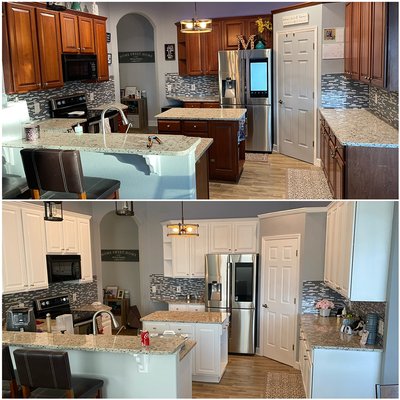 Kitchen upgrade‼️ - White interior satin color upgrade! Kitchen upgrade‼️ - White interior satin color upgrade!