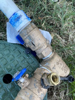 BACKFLOW PREVENTER REPLACEMENT - 1 inch backflow preventer replacement located in Richmond, Texas BACKFLOW PREVENTER REPLACEMENT - 1 inch backflow preventer replacement located in Richmond, Texas