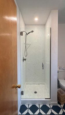 swan shower panel - From basic to breathtaking. The addition of the Swan shower panel completely revitalized this bathroom's aesthetic and usability. Notice the improved visual appeal and contemporary feel. This one simple change makes a huge impact! swan shower panel - From basic to breathtaking. The addition of the Swan shower panel completely revitalized this bathroom's aesthetic and usability. Notice the improved visual appeal and contemporary feel. This one simple change makes a huge impact!