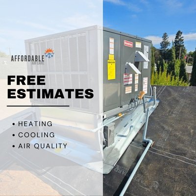 Free estimates on all of your HVAC needs! - Welcome to Affordable Air Care, your trusted provider of high-quality heating and air conditioning services in In Sacramento
& Surrounding Areas. Our experienced HVAC contractors are dedicated to delivering reliable repair, installation, and maintenance solutions tailored to your needs.
At Affordable Air Care, we know how important it is to maintain a comfortable and energy-efficient indoor environment. That’s why we go above and beyond to ensure your heating and cooling systems work smoothly, saving you money and giving you peace of mind. Free estimates on all of your HVAC needs! - Welcome to Affordable Air Care, your trusted provider of high-quality heating and air conditioning services in In Sacramento
& Surrounding Areas. Our experienced HVAC contractors are dedicated to delivering reliable repair, installation, and maintenance solutions tailored to your needs.
At Affordable Air Care, we know how important it is to maintain a comfortable and energy-efficient indoor environment. That’s why we go above and beyond to ensure your heating and cooling systems work smoothly, saving you money and giving you peace of mind.