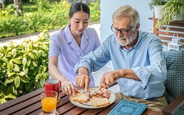 Comprehensive Meal Support and Independence - Capstone Home Care, we understand that mealtime is not just about nourishment—it’s an essential part of a client’s daily life, health, and independence. Our approach is designed to combine compassionate assistance with encouragement for clients to maintain as much independence as possible while ensuring safety, comfort, and satisfaction.
Meal Planning
Our caregivers work closely with clients to develop personalized meal plans that meet dietary needs, health goals, and personal preferences. This can include planning for special diets, managing portion sizes, or creating menus that reflect cultural or favorite foods. Meal planning is collaborative, allowing clients to participate in decision-making as much as possible, fostering autonomy and maintaining a sense of control over their daily routines.
Grocery Shopping
Capstone caregivers assist with grocery shopping in ways that balance independence and support. Clients who are able may accompany the caregiver to select fresh produce and ingredients, while others may receive full assistance in creating shopping lists, making selections, and transporting groceries safely to the home. Our caregivers are trained to choose quality items, check expiration dates, and prioritize nutritional value, ensuring the client’s meals are both healthy and enjoyable.
Meal Preparation and Cooking
Caregivers support clients in meal preparation according to their abilities. For clients able to participate, caregivers provide guidance and assistance, allowing them to chop, stir, season, or assemble meals while maintaining safety in the kitchen. For those requiring more support, caregivers take a hands-on role in cooking while encouraging engagement in smaller, manageable tasks. This approach ensures clients remain active participants in their daily routines, helping to preserve independence, cognitive skills, and self-esteem.
Assistance with Feeding
When clients need help eating, caregivers provide attentive, respectful support. They ensure food is served safely, in manageable portions, and at the correct temperature. Caregivers encourage self-feeding wherever possible, providing hands-on assistance only when necessary. Mealtime becomes a moment of dignity, enjoyment, and connection, rather than stress or frustration.
Promoting Independence
A core principle at Capstone Home Care is fostering independence in every aspect of daily living. Our caregivers employ creative strategies to enable clients to remain as self-sufficient as possible in the kitchen. This can include adaptive utensils, step-by-step guidance, or arranging ingredients for easy access. Even when clients require significant assistance, caregivers focus on allowing choice, participation, and control wherever feasible.
Kitchen Cleanup and Safety
After meals, Capstone caregivers handle all kitchen cleanup to maintain a safe, sanitary, and organized environment. This includes washing dishes, wiping surfaces, putting away groceries, and ensuring all cooking equipment is safely stored. Safety is always a top priority, and caregivers are trained to prevent hazards, such as spills, sharp objects, or food contamination. Families can trust that every shift will end with a clean, well-maintained kitchen.
Snack and Additional Meal Preparation
Caregivers can also prepare snacks or additional meals as needed, whether it’s mid-afternoon treats, hydration reminders, or pre-preparing meals for the day or week. This ensures that clients maintain proper nutrition and hydration while supporting routines and preferences. All preparations are done in accordance with dietary restrictions, safety considerations, and client preferences.
Family Communication and Satisfaction
Capstone Home Care prioritizes communication with families to ensure expectations are met and exceeded. Caregivers provide updates on meals, preferences, and any concerns, and families are welcome to provide feedback on meal preparation, planning, and overall satisfaction. Our goal is to deliver peace of mind, knowing that clients are receiving nutritious, safe, and enjoyable meals in a supportive and respectful environment.
Conclusion
From meal planning and grocery shopping to cooking, feeding assistance, and kitchen cleanup, Capstone Home Care provides comprehensive support tailored to each client’s needs. Our caregivers empower clients to maintain their independence whenever possible, ensure their safety at all times, and deliver compassionate, respectful care that enhances their quality of life. Every shift is an opportunity to nourish, support, and uplift the client, making mealtime a positive, enjoyable experience for both clients and families. Comprehensive Meal Support and Independence - Capstone Home Care, we understand that mealtime is not just about nourishment—it’s an essential part of a client’s daily life, health, and independence. Our approach is designed to combine compassionate assistance with encouragement for clients to maintain as much independence as possible while ensuring safety, comfort, and satisfaction.
Meal Planning
Our caregivers work closely with clients to develop personalized meal plans that meet dietary needs, health goals, and personal preferences. This can include planning for special diets, managing portion sizes, or creating menus that reflect cultural or favorite foods. Meal planning is collaborative, allowing clients to participate in decision-making as much as possible, fostering autonomy and maintaining a sense of control over their daily routines.
Grocery Shopping
Capstone caregivers assist with grocery shopping in ways that balance independence and support. Clients who are able may accompany the caregiver to select fresh produce and ingredients, while others may receive full assistance in creating shopping lists, making selections, and transporting groceries safely to the home. Our caregivers are trained to choose quality items, check expiration dates, and prioritize nutritional value, ensuring the client’s meals are both healthy and enjoyable.
Meal Preparation and Cooking
Caregivers support clients in meal preparation according to their abilities. For clients able to participate, caregivers provide guidance and assistance, allowing them to chop, stir, season, or assemble meals while maintaining safety in the kitchen. For those requiring more support, caregivers take a hands-on role in cooking while encouraging engagement in smaller, manageable tasks. This approach ensures clients remain active participants in their daily routines, helping to preserve independence, cognitive skills, and self-esteem.
Assistance with Feeding
When clients need help eating, caregivers provide attentive, respectful support. They ensure food is served safely, in manageable portions, and at the correct temperature. Caregivers encourage self-feeding wherever possible, providing hands-on assistance only when necessary. Mealtime becomes a moment of dignity, enjoyment, and connection, rather than stress or frustration.
Promoting Independence
A core principle at Capstone Home Care is fostering independence in every aspect of daily living. Our caregivers employ creative strategies to enable clients to remain as self-sufficient as possible in the kitchen. This can include adaptive utensils, step-by-step guidance, or arranging ingredients for easy access. Even when clients require significant assistance, caregivers focus on allowing choice, participation, and control wherever feasible.
Kitchen Cleanup and Safety
After meals, Capstone caregivers handle all kitchen cleanup to maintain a safe, sanitary, and organized environment. This includes washing dishes, wiping surfaces, putting away groceries, and ensuring all cooking equipment is safely stored. Safety is always a top priority, and caregivers are trained to prevent hazards, such as spills, sharp objects, or food contamination. Families can trust that every shift will end with a clean, well-maintained kitchen.
Snack and Additional Meal Preparation
Caregivers can also prepare snacks or additional meals as needed, whether it’s mid-afternoon treats, hydration reminders, or pre-preparing meals for the day or week. This ensures that clients maintain proper nutrition and hydration while supporting routines and preferences. All preparations are done in accordance with dietary restrictions, safety considerations, and client preferences.
Family Communication and Satisfaction
Capstone Home Care prioritizes communication with families to ensure expectations are met and exceeded. Caregivers provide updates on meals, preferences, and any concerns, and families are welcome to provide feedback on meal preparation, planning, and overall satisfaction. Our goal is to deliver peace of mind, knowing that clients are receiving nutritious, safe, and enjoyable meals in a supportive and respectful environment.
Conclusion
From meal planning and grocery shopping to cooking, feeding assistance, and kitchen cleanup, Capstone Home Care provides comprehensive support tailored to each client’s needs. Our caregivers empower clients to maintain their independence whenever possible, ensure their safety at all times, and deliver compassionate, respectful care that enhances their quality of life. Every shift is an opportunity to nourish, support, and uplift the client, making mealtime a positive, enjoyable experience for both clients and families.