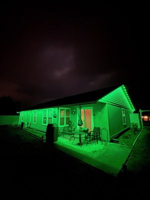 Govee Light #1 - 300ft of Govee lights installed. Govee Light #1 - 300ft of Govee lights installed.