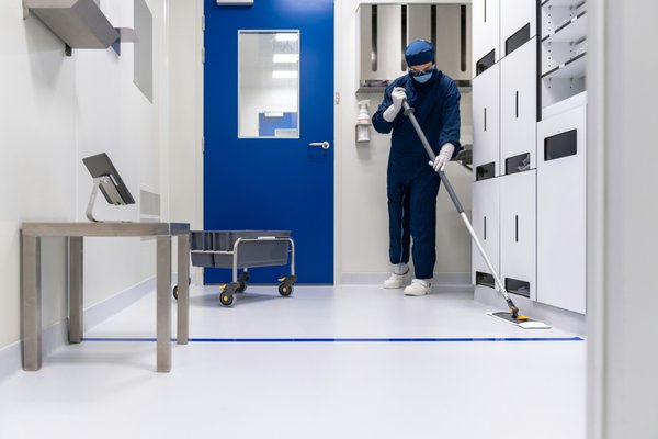 Cleanroom & Controlled Environment Floor Maintenance - This project involved detailed floor cleaning and maintenance within a controlled cleanroom environment. The space required strict adherence to cleanliness standards, including proper PPE, approved equipment, and methodical floor care to prevent contamination. Work was performed with attention to edge detailing, traffic lines, and equipment clearance, ensuring the facility met operational and hygiene expectations without disrupting adjacent work areas. Cleanroom & Controlled Environment Floor Maintenance - This project involved detailed floor cleaning and maintenance within a controlled cleanroom environment. The space required strict adherence to cleanliness standards, including proper PPE, approved equipment, and methodical floor care to prevent contamination. Work was performed with attention to edge detailing, traffic lines, and equipment clearance, ensuring the facility met operational and hygiene expectations without disrupting adjacent work areas.