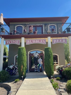 "Potcake Cellars" June '24 - Washed the inside and outs of the lower windows at another new establishment in Dundee, Potcake Cellars. With 3 workers on every job we are able to get jobs done very efficiently!
Send us a text requesting for your free bid today!
(503)-941-8767 "Potcake Cellars" June '24 - Washed the inside and outs of the lower windows at another new establishment in Dundee, Potcake Cellars. With 3 workers on every job we are able to get jobs done very efficiently!
Send us a text requesting for your free bid today!
(503)-941-8767