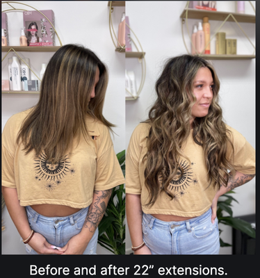Hair Extensions - Book Your Consultation Today! - Hi! I’m Emily (AKA The Hair Mage) and I’m a colorist and extension artist in Morehead City NC! I’ve been licensed for 8 years and have grown to love all things hair-color but my biggest specialties are dimensional brunettes and redheads as well as sew in weft extensions! I am also really passionate about continued education in the industry and keep up on all hair trends so I can deliver the best results possible. I ask that before booking you take the time to review our policies and I can’t wait to meet you! Hair Extensions - Book Your Consultation Today! - Hi! I’m Emily (AKA The Hair Mage) and I’m a colorist and extension artist in Morehead City NC! I’ve been licensed for 8 years and have grown to love all things hair-color but my biggest specialties are dimensional brunettes and redheads as well as sew in weft extensions! I am also really passionate about continued education in the industry and keep up on all hair trends so I can deliver the best results possible. I ask that before booking you take the time to review our policies and I can’t wait to meet you!