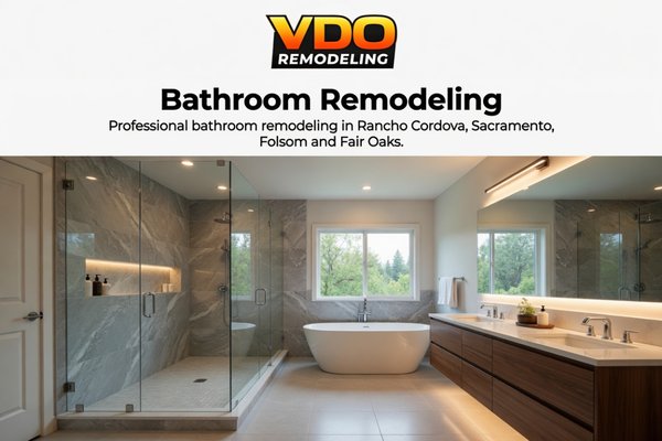 Bathroom Remodeling Services - Professional bathroom remodeling services in Sacramento, Rancho Cordova, Carmichael, Folsom, Fair Oaks, Citrus Heights, Orangevale, Rosemont, Gold River, Arden-Arcade, Anatolia Village, La Riviera and Mather.
We provide complete bathroom renovations including full bathroom remodels, tub to shower conversions, walk-in shower installations, vanity replacements, custom tile work, shower and tub surrounds, and modern bathroom updates.
Our team delivers high-quality workmanship, clean job sites, and attention to every detail to improve functionality, comfort, and home value.
Licensed B-2 Residential Remodeling Contractor. Fully Insured. Free photo-based estimates. Bathroom Remodeling Services - Professional bathroom remodeling services in Sacramento, Rancho Cordova, Carmichael, Folsom, Fair Oaks, Citrus Heights, Orangevale, Rosemont, Gold River, Arden-Arcade, Anatolia Village, La Riviera and Mather.
We provide complete bathroom renovations including full bathroom remodels, tub to shower conversions, walk-in shower installations, vanity replacements, custom tile work, shower and tub surrounds, and modern bathroom updates.
Our team delivers high-quality workmanship, clean job sites, and attention to every detail to improve functionality, comfort, and home value.
Licensed B-2 Residential Remodeling Contractor. Fully Insured. Free photo-based estimates.
