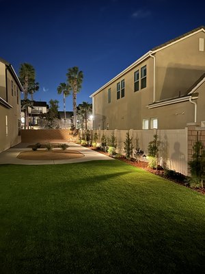 Full Backyard Design and Build - We're thrilled to showcase our latest backyard design and build project that perfectly blends style, functionality, and sustainability. This stunning transformation features top-quality concrete, lush artificial turf, beautiful custom planters, decomposed granite, and landscape lighting to illuminate and create a warm and inviting atmosphere for entertaining or unwinding after a long day. all designed to create a seamless flow that invites relaxation and enjoyment.
Our passion for design and dedication to quality ensures that your backyard will not only meet but exceed your expectations.
Contact us today to learn more about our full range of design and build services! Full Backyard Design and Build - We're thrilled to showcase our latest backyard design and build project that perfectly blends style, functionality, and sustainability. This stunning transformation features top-quality concrete, lush artificial turf, beautiful custom planters, decomposed granite, and landscape lighting to illuminate and create a warm and inviting atmosphere for entertaining or unwinding after a long day. all designed to create a seamless flow that invites relaxation and enjoyment.
Our passion for design and dedication to quality ensures that your backyard will not only meet but exceed your expectations.
Contact us today to learn more about our full range of design and build services!