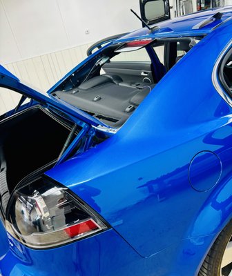 2009 Pontiac G8 - We can service most year, makes and models! In this instance the customer had the glass and we provided the labor! This vehicle was very clean for an older model! Turned out beautifully and done in an hour!