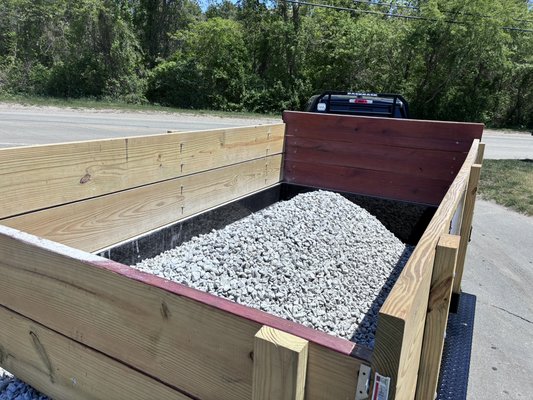 Crushed stone delivery May 2026 - Customer needed a delivery of crushed stone to finished his drive way. Fast delivery to finish his project on time. Crushed stone delivery May 2026 - Customer needed a delivery of crushed stone to finished his drive way. Fast delivery to finish his project on time.