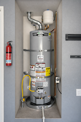 AO Smith Water Heater Install - This water heater installation was fully upgraded to current California code.
We installed a new A.O. Smith ProLine® water heater with seismic strapping, expansion tank, drip pan with drain line, sediment trap, proper venting, and gas shutoff — all professionally installed and inspected-ready.
Clean work, no shortcuts, and safety first.
📞 Call The Plumber Man® for code-compliant water heater installs and replacements. AO Smith Water Heater Install - This water heater installation was fully upgraded to current California code.
We installed a new A.O. Smith ProLine® water heater with seismic strapping, expansion tank, drip pan with drain line, sediment trap, proper venting, and gas shutoff — all professionally installed and inspected-ready.
Clean work, no shortcuts, and safety first.
📞 Call The Plumber Man® for code-compliant water heater installs and replacements.