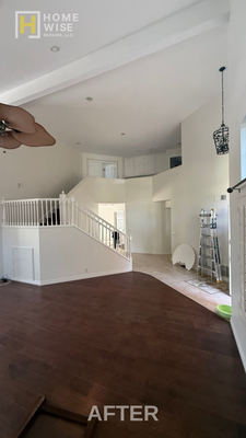9,000 sq ft Full Interior Painting Project - FAs part of a rental property preparation process, a 9,000 square foot home in Irvine, California, had its whole inside painted. All of the walls, ceilings, trim, moldings, and doors—all of which had their colors completely changed—were painted as part of the project. To ensure that the finish was even and tidy, we spent a lot of time preparing. Patching, sanding, caulking, surface protection, and intricate masking were all part of this work. The property's appearance, brightness, and long-term maintenance will all be enhanced by long-lasting finishes that are ready for rental. This big project was finished quickly, with attention to detail and clean trim lines. services for home repairs.