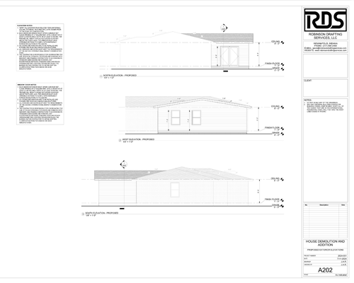 House Demolition and Addition - Robinson Drafting Services provides comprehensive drafting solutions for projects involving both demolition and addition, ensuring a smooth transition from the removal of existing structures to the creation of new, thoughtfully designed spaces. Their team expertly manages the complexities of coordinating demolition plans with new construction, prioritizing safety, code compliance, and the client’s vision throughout the process. Through close collaboration with licensed architects and structural engineers, Robinson Drafting delivers detailed and accurate plans that support efficient demolition and the successful integration of new additions. Clients can rely on Robinson Drafting for clear, high-quality designs that turn challenging projects into streamlined, successful transformations. House Demolition and Addition - Robinson Drafting Services provides comprehensive drafting solutions for projects involving both demolition and addition, ensuring a smooth transition from the removal of existing structures to the creation of new, thoughtfully designed spaces. Their team expertly manages the complexities of coordinating demolition plans with new construction, prioritizing safety, code compliance, and the client’s vision throughout the process. Through close collaboration with licensed architects and structural engineers, Robinson Drafting delivers detailed and accurate plans that support efficient demolition and the successful integration of new additions. Clients can rely on Robinson Drafting for clear, high-quality designs that turn challenging projects into streamlined, successful transformations.