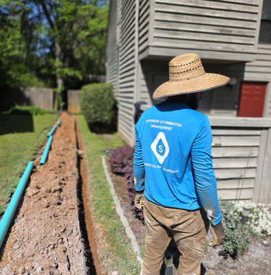 Is Your Yard Flooding? Install your custom Drain! - The Heart of Superior Stormwater Management
At Superior Stormwater Management, we are more than just a team; we are a passionate group of professionals, dedicated to transforming residential drainage solutions. With a wealth of experience in stormwater management, we specialize in both new construction and existing homes, ensuring that every property is equipped to handle water effectively and sustainably. Our commitment to excellence drives us to deliver innovative solutions. From custom underground PVC systems and basin drains, to French drains, rain gardens and grading (plus more!), it’s all designed to protect your home and enhance your landscape.
What sets us apart is our unwavering focus on collaboration and community. We believe that every project is an opportunity to make a lasting impact, not just for our clients but for the environment as well. Our team is united by a shared vision of creating resilient, eco-friendly solutions that improve drainage, prevent erosion, and promote green infrastructure. Together, we strive to educate homeowners and provide top-notch service that reflects our dedication to quality. Join us on our mission to redefine stormwater management and protect the homes we cherish! Is Your Yard Flooding? Install your custom Drain! - The Heart of Superior Stormwater Management
At Superior Stormwater Management, we are more than just a team; we are a passionate group of professionals, dedicated to transforming residential drainage solutions. With a wealth of experience in stormwater management, we specialize in both new construction and existing homes, ensuring that every property is equipped to handle water effectively and sustainably. Our commitment to excellence drives us to deliver innovative solutions. From custom underground PVC systems and basin drains, to French drains, rain gardens and grading (plus more!), it’s all designed to protect your home and enhance your landscape.
What sets us apart is our unwavering focus on collaboration and community. We believe that every project is an opportunity to make a lasting impact, not just for our clients but for the environment as well. Our team is united by a shared vision of creating resilient, eco-friendly solutions that improve drainage, prevent erosion, and promote green infrastructure. Together, we strive to educate homeowners and provide top-notch service that reflects our dedication to quality. Join us on our mission to redefine stormwater management and protect the homes we cherish!
