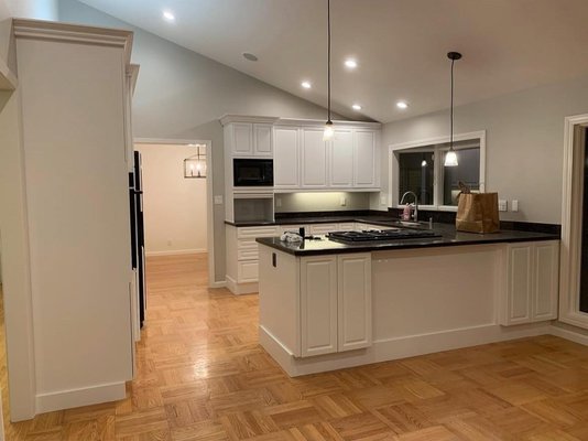 Kitchen Cabinets and walls Paint Job - Another Fun Job!