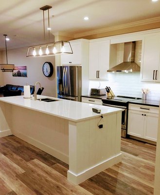 Kitchen Remodel 2023 - This remodel was done on an old kitchen that had already been demolished before we arrived. We did substructure work to accept the new floors and cabinets. We walked the client through the selection and layout process. Our guys made quick work and setup, execution, and delivery. We couldn't be prouder, and the client couldn't be happier. Thats a win-win! Kitchen Remodel 2023 - This remodel was done on an old kitchen that had already been demolished before we arrived. We did substructure work to accept the new floors and cabinets. We walked the client through the selection and layout process. Our guys made quick work and setup, execution, and delivery. We couldn't be prouder, and the client couldn't be happier. Thats a win-win!