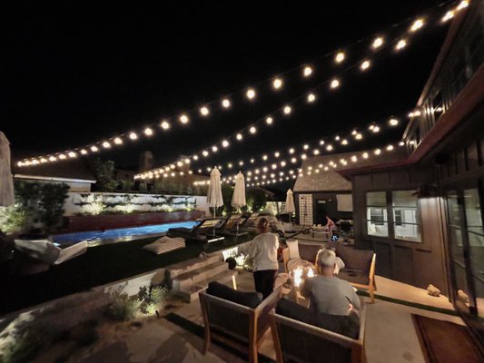 String lighting, Bistro lighting, Market lights - String lighting is a great way to Illuminate outdoor spaces. Bistro string lighting creates a soft pleasant ambient lighting for patio and gathering areas. It also brings a festive look for any occasion. String lighting, Bistro lighting, Market lights - String lighting is a great way to Illuminate outdoor spaces. Bistro string lighting creates a soft pleasant ambient lighting for patio and gathering areas. It also brings a festive look for any occasion.