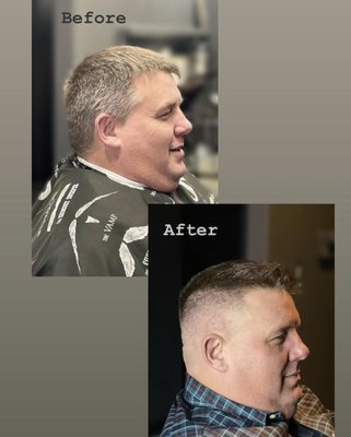 Before and after Haircuts - We offer an upscale modern grooming experience for men. Before and after Haircuts - We offer an upscale modern grooming experience for men.
