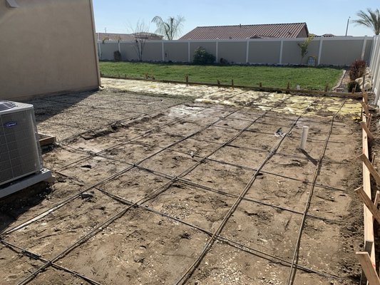 Patio and RV parking space - Patio and RV project done in Redlands California