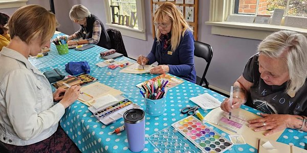 Art for Wellness - These therapeutic art classes, typically for those 19+, target wellness through various mediums, including watercolour painting and collage! Hosted by local artist and therapeutic arts practitioner Helga Strauss.


These are some photos of the art classes we've held in the past. 

Check out our website for a current list of upcoming art classes and events!

https://www.eventbrite.com/cc/art-for-wellness-3430419