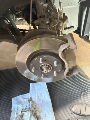 2008 Toytoa Camry Front and Rear Disk Break Clean up and Lube - I help my aunt take care of the squealing noise coming from the front and rear disk brakes. It turned out that the brake lube inside the calipers and the brake pads were completely dry. The rear disk brake and the drum brake (parking brake) section is filled with brake dust. It has not been properly maintained for a long time. I spray down brake part cleaner on the drum brake, rotors (disks), calipers, and the shims. I clean them up very good and I add ceramic disk break lube to lube all the critical break parts that will create vibration. After I reinstall the brake pads and the calipers, the squealing noise is completely gone. No more annoying high-pitch brake noise comes from the front or the rear brakes anymore. 2008 Toytoa Camry Front and Rear Disk Break Clean up and Lube - I help my aunt take care of the squealing noise coming from the front and rear disk brakes. It turned out that the brake lube inside the calipers and the brake pads were completely dry. The rear disk brake and the drum brake (parking brake) section is filled with brake dust. It has not been properly maintained for a long time. I spray down brake part cleaner on the drum brake, rotors (disks), calipers, and the shims. I clean them up very good and I add ceramic disk break lube to lube all the critical break parts that will create vibration. After I reinstall the brake pads and the calipers, the squealing noise is completely gone. No more annoying high-pitch brake noise comes from the front or the rear brakes anymore.