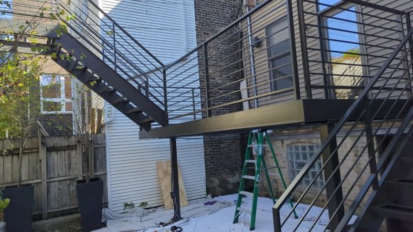 Oil based enamel deck painting 2024 - This was a new construction deck painted with satin finish oil based enamel in 2024. Oil based enamel deck painting 2024 - This was a new construction deck painted with satin finish oil based enamel in 2024.