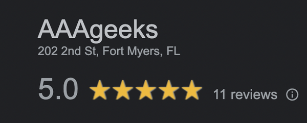Our 5 Star Reviews - Here are some of our 5 star reviews from Google. We look forward to working with you!