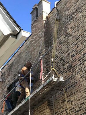 Tuckpointing and Repointing - Tuckpointing and repointing of masonry / brick and stone walls. Tuckpointing and Repointing - Tuckpointing and repointing of masonry / brick and stone walls.