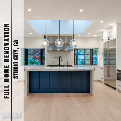 Full Home Renovation | Studio City, CA - Hello neighbors! Here's a gorgeous remodel our team just completed. The kitchen was completely renovated with new cabinets, countertops, flooring, and appliances. Additionally, we added an island to provide more counter space and seating. As well as upgrading the bathrooms, the rest of the house was refreshed and updated to meet the latest standards. Get in touch with us today for a free consultation. Let us know what you think! Full Home Renovation | Studio City, CA - Hello neighbors! Here's a gorgeous remodel our team just completed. The kitchen was completely renovated with new cabinets, countertops, flooring, and appliances. Additionally, we added an island to provide more counter space and seating. As well as upgrading the bathrooms, the rest of the house was refreshed and updated to meet the latest standards. Get in touch with us today for a free consultation. Let us know what you think!