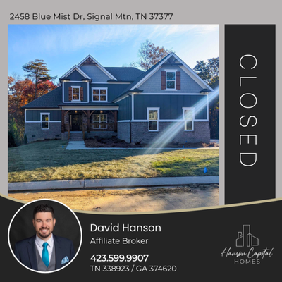 Custom New Build - Helped some amazing clients first sell their home and then work a builder to create their custom dream home on Signal Mountain. Custom New Build - Helped some amazing clients first sell their home and then work a builder to create their custom dream home on Signal Mountain.