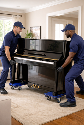 Piano Moving - We move all types and sizes of pianos. If you are thinking about buying a piano or need to move one on its own or as part of your move, we are here to help. Piano Moving - We move all types and sizes of pianos. If you are thinking about buying a piano or need to move one on its own or as part of your move, we are here to help.