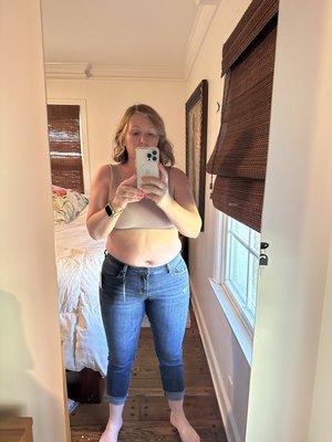 Drop 2 pant sizes in 8 weeks! - Our drop 2 sizes was specifically designed as a challenge for those of us feeling like a muffin coming out of its can. We all want to feel confident and comfortable in our jeans. So this 8 week challenge was a ramp up in days at the gym and adhering to a Whole Foods diet that didn’t fully exclude alcohol or some cheats!