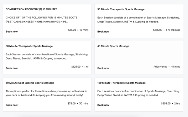 Service List - Here is my service list. Service List - Here is my service list.