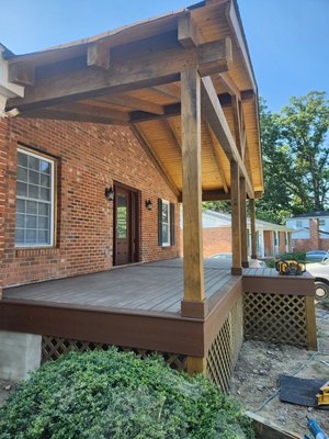 Covered porch - Have you been eyeing your neighbors covered porch? We can have you looking at your own in no time! Covered porch - Have you been eyeing your neighbors covered porch? We can have you looking at your own in no time!