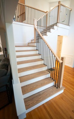 Flooring - We completed flooring supply and installation for this residential interior, including the stairs, hallway, and living spaces. The project features warm-toned hardwood flooring that adds a clean, timeless look throughout the home. Our work included professional installation across multiple areas to create a smooth, consistent finish and a seamless flow from room to room. Flooring - We completed flooring supply and installation for this residential interior, including the stairs, hallway, and living spaces. The project features warm-toned hardwood flooring that adds a clean, timeless look throughout the home. Our work included professional installation across multiple areas to create a smooth, consistent finish and a seamless flow from room to room.