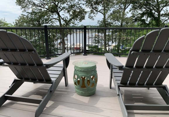 Deck Installation - We offer custom design and installation of composite and wood decks, complete with your choice of railing, lighting, and wraps.

Professional Grade Decking Materials (Low maintenance)
We only offer the finest in low-maintenance composite and vinyl decking from all the major manufacturers, such as: Trex®, Timber Tech and Azek. We use only the highest quality (100% virgin vinyl) products in the industry.

Lifetime Structural Warranty
We back our products with the best lifetime structural warranty in the industry.

Whether you’re considering adding a deck to your home solely to improve its value or to provide a place for your family to relax outdoors, turn to the professionals at Fence & Deck Connection. We have installed over sixty thousand jobs since 1991!