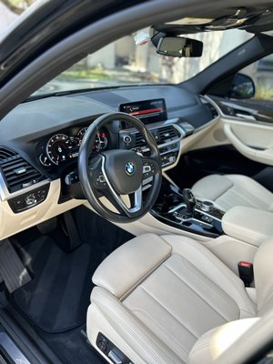 Deluxe Interior Detail
BMW X3 - - Full Vacuum (Includes All Cracks and Crevices)
- Interior Window Cleaning
- All Hard Surfaces Scrubbed and Cleaned
- Rubber Mat Cleaning
- All Crevices Blown Out With Air
- Door Jam Wipe Down
- Protectant Applied
This Service Also Includes:
- Light Leather Cleaning
- Leather Conditioning
- Light Carpet Shampoo
- Light Stain Removal Deluxe Interior Detail
BMW X3 - - Full Vacuum (Includes All Cracks and Crevices)
- Interior Window Cleaning
- All Hard Surfaces Scrubbed and Cleaned
- Rubber Mat Cleaning
- All Crevices Blown Out With Air
- Door Jam Wipe Down
- Protectant Applied
This Service Also Includes:
- Light Leather Cleaning
- Leather Conditioning
- Light Carpet Shampoo
- Light Stain Removal